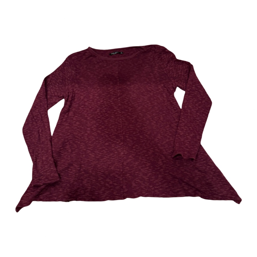 Max Jeans Burgundy Textured Tunic